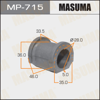 Втулка стабилизатора MP-715 51306-S7B-014