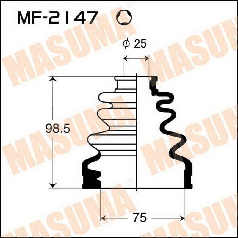 Пыльник привода Masuma MF-2147