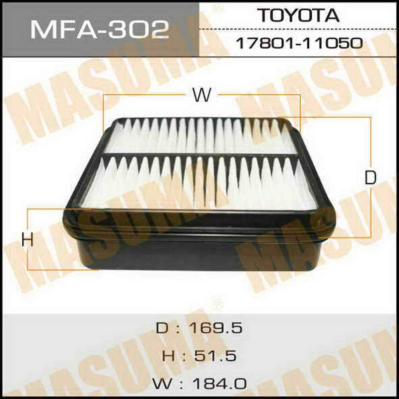 Воздушный фильтр MASUMA MFA-302