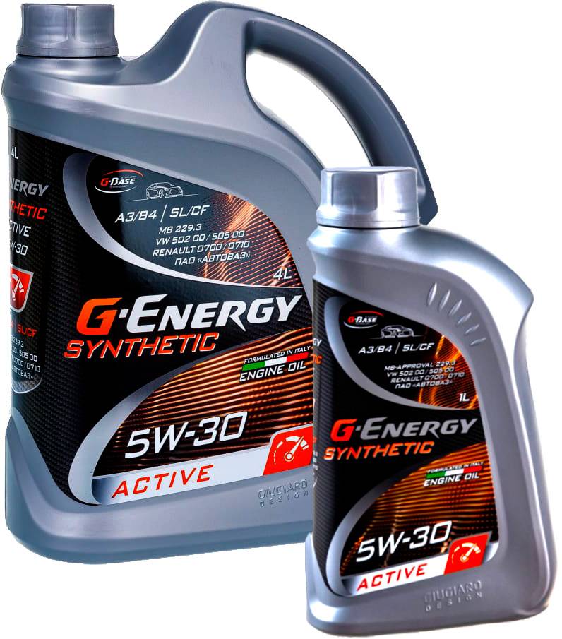 Моторное масло G-Energy Synthetic Active 5W30 синтетика АКЦИЯ 5л.