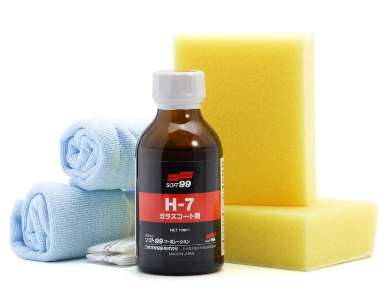 Полироль для кузова жидкое стекло Soft 99 H-7 Glass Coating, 100 мл.