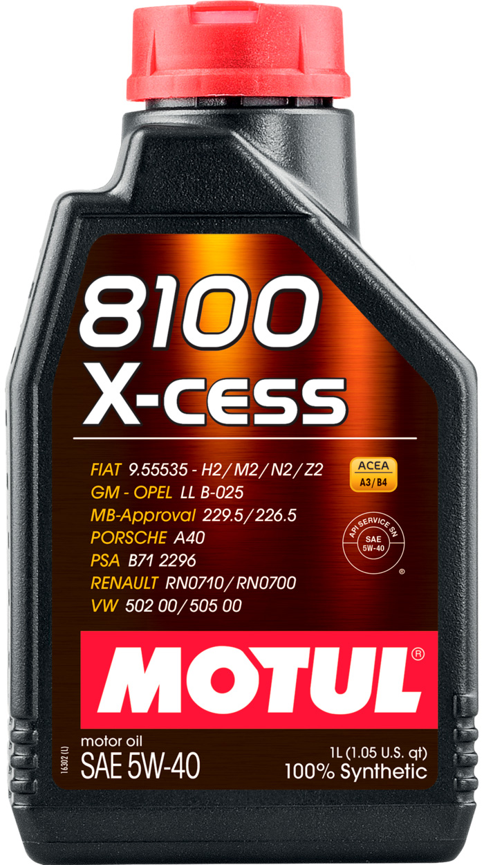 Масло моторное синтетическое Motul 8100 X-CESS 5W-40 1л