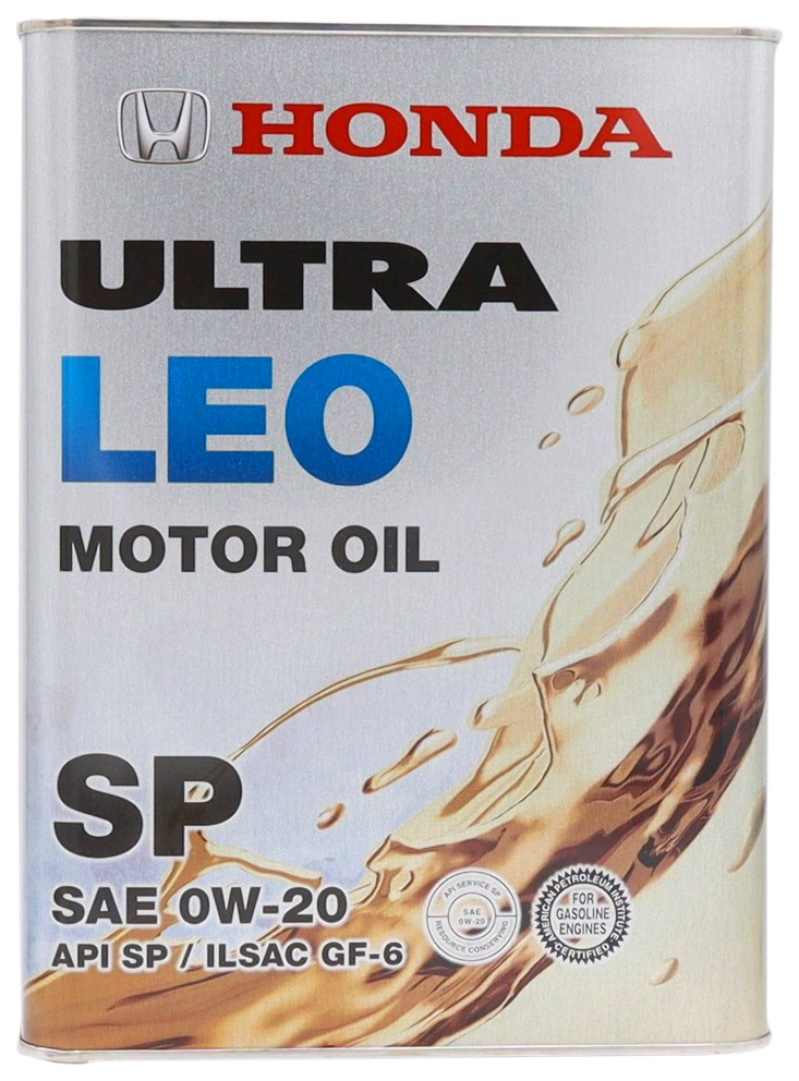 Масло моторное синтетическое Honda Ultra LEO-SP 0W-20 4л