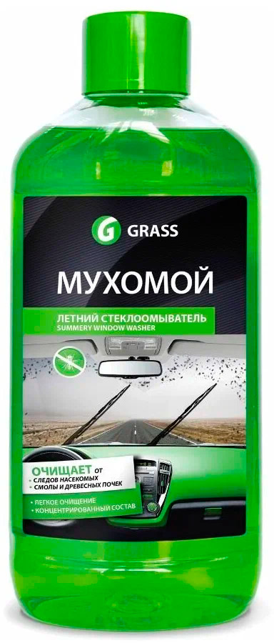 Концентрат летнего стеклоомывателя GRASS " Mosquitos Cleaner " 1000 мл. 110103