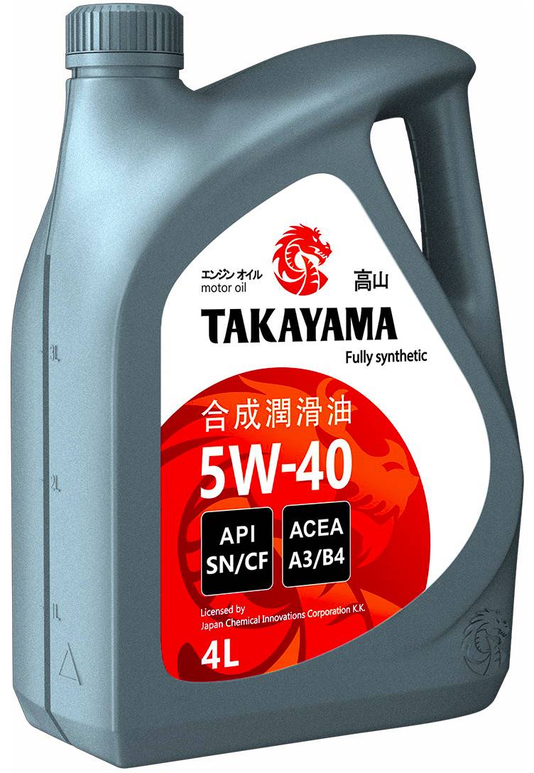 Масло моторное Takayama 5w40 SN/CF A3/B4 4л.