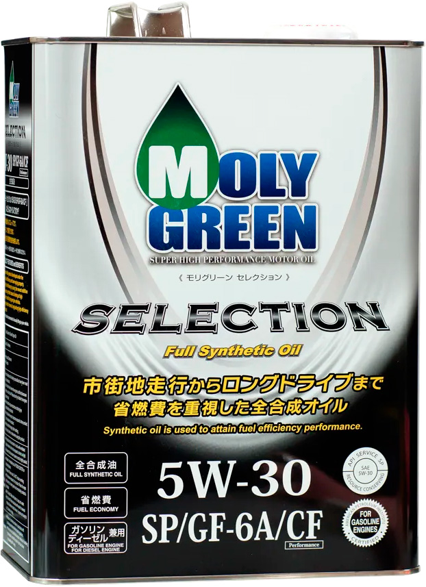 Моторное масло MOLY GREEN SELECTION 5W30 SP/GF-6A/CF 4л