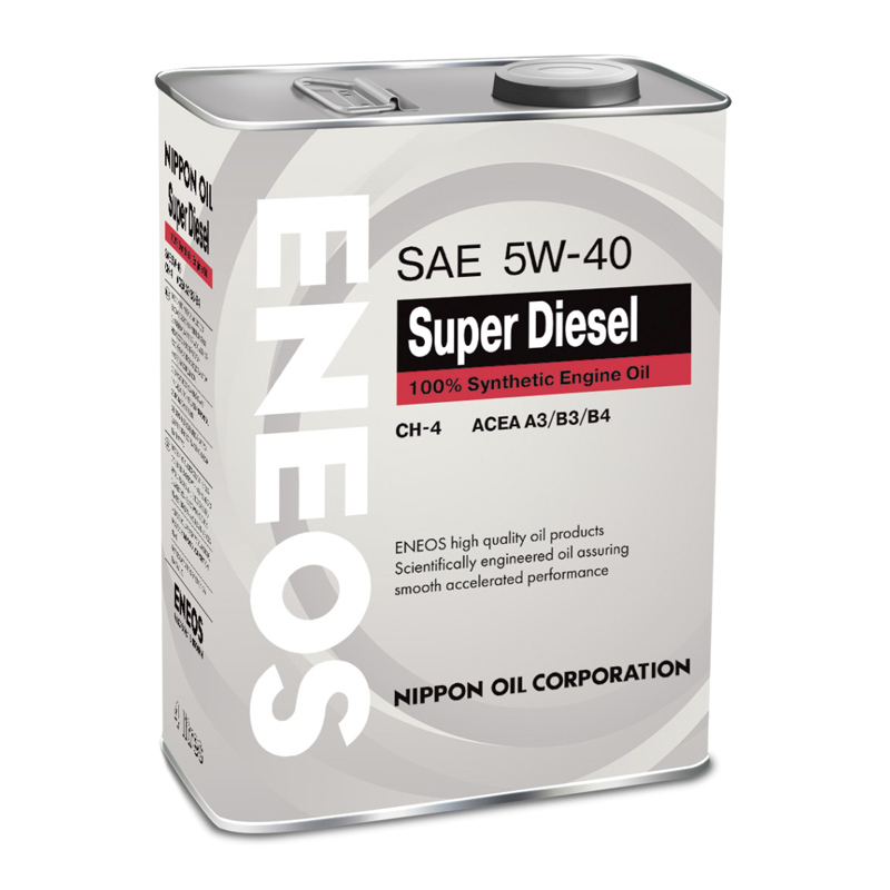 Синтетическое моторное масло ENEOS Super Diesel 5W40 1л.