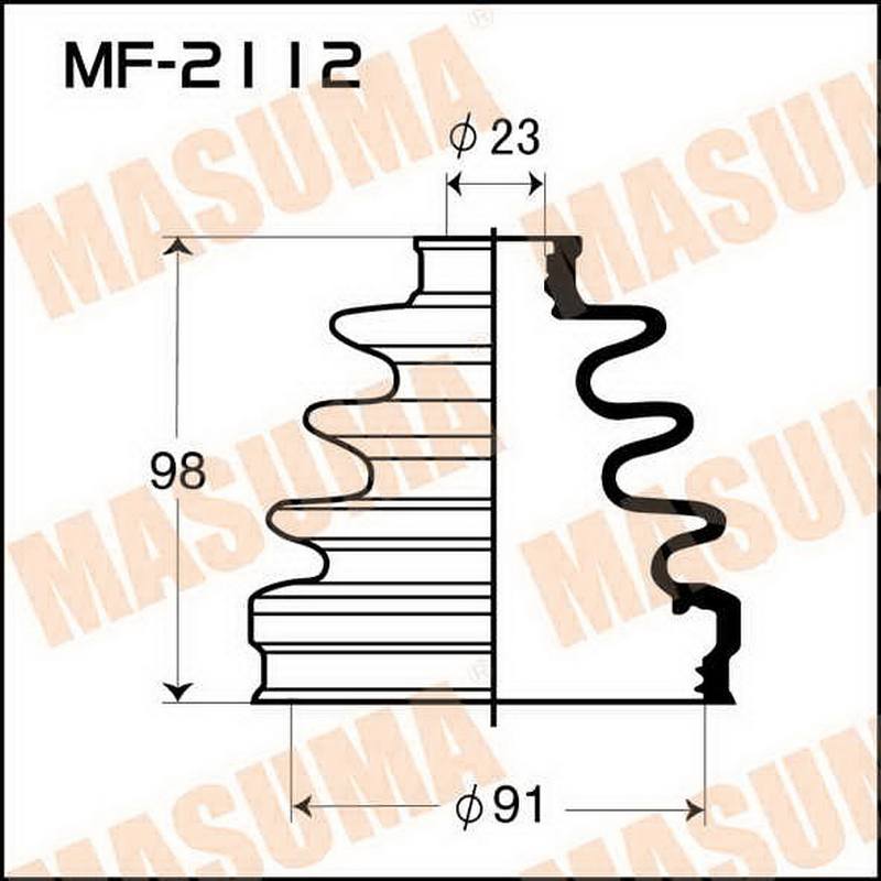 Пыльник привода "Masuma" MF-2112