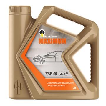 Масло моторное Maximum полусинтетика 10W40 SL/CF 4л Роснефть