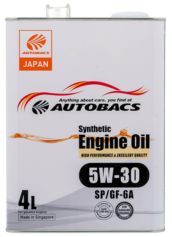 Моторное масло AUTOBACS ENGINE OIL FS 5W30 SP/GF-6A 4л.