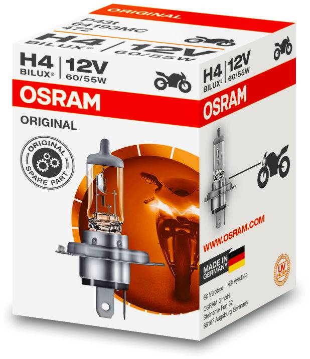 Лампа галогенная OSRAM Original Line 64193 H4 12V 60/55W P43t