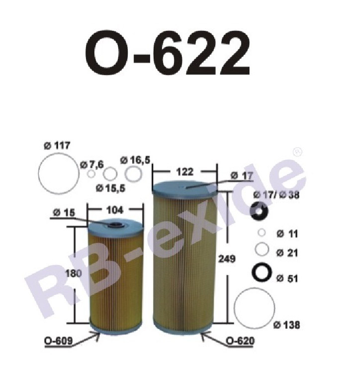 Масляная вставка RB-exide O-622