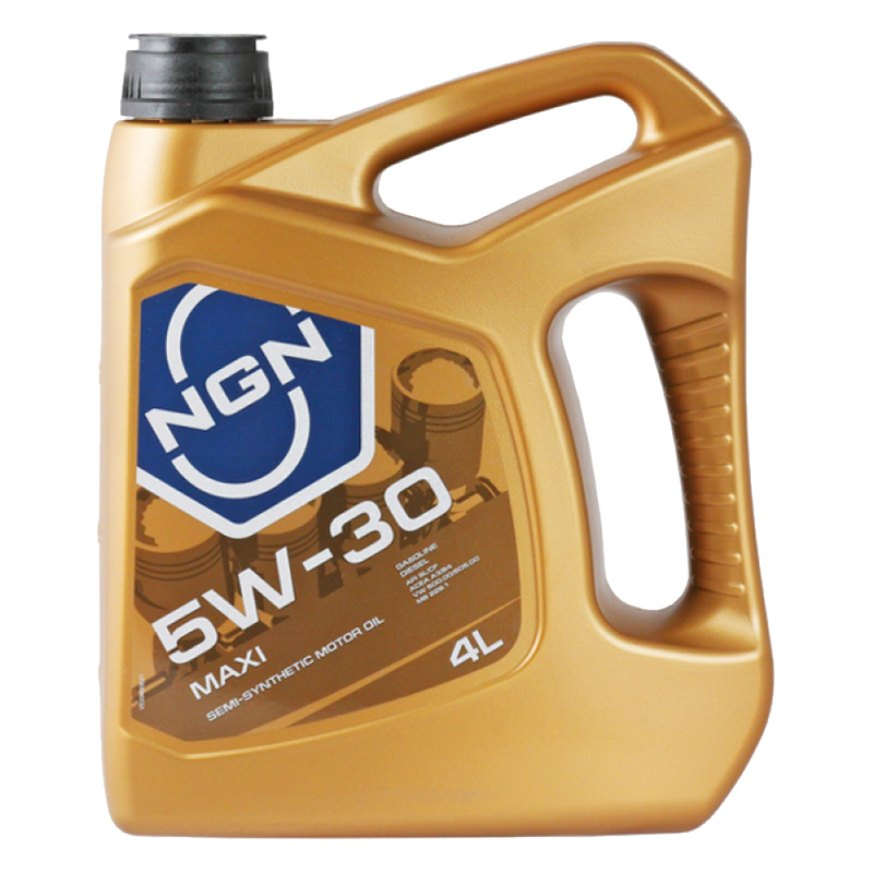 Масло моторное NGN MAXI 5W30 SL/CF 4л полусинтетика