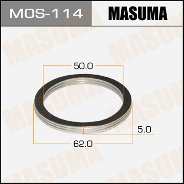 Кольцо уплотнительное глушителя Masuma MOS-114