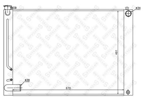 Радиатор охлаждения и АКПП STELLOX 10-25363-SX