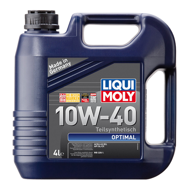 Масло моторное 3930 LiquiMoly Optimal полусинтетическое 10W40 4л