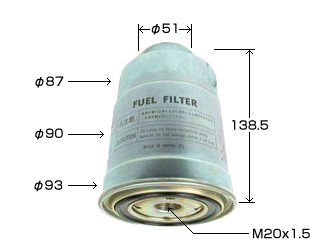 Фильтр топливный VIC FC-409