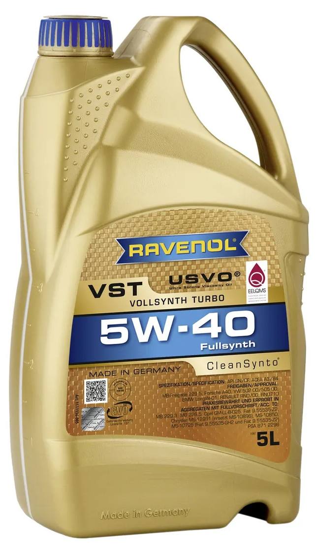 Моторное масло Ravenol VST 5w40 5л (4л+1л)