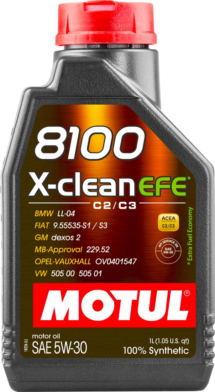 Моторное масло Motul 8100 X-Clean EFE 5W30 1л